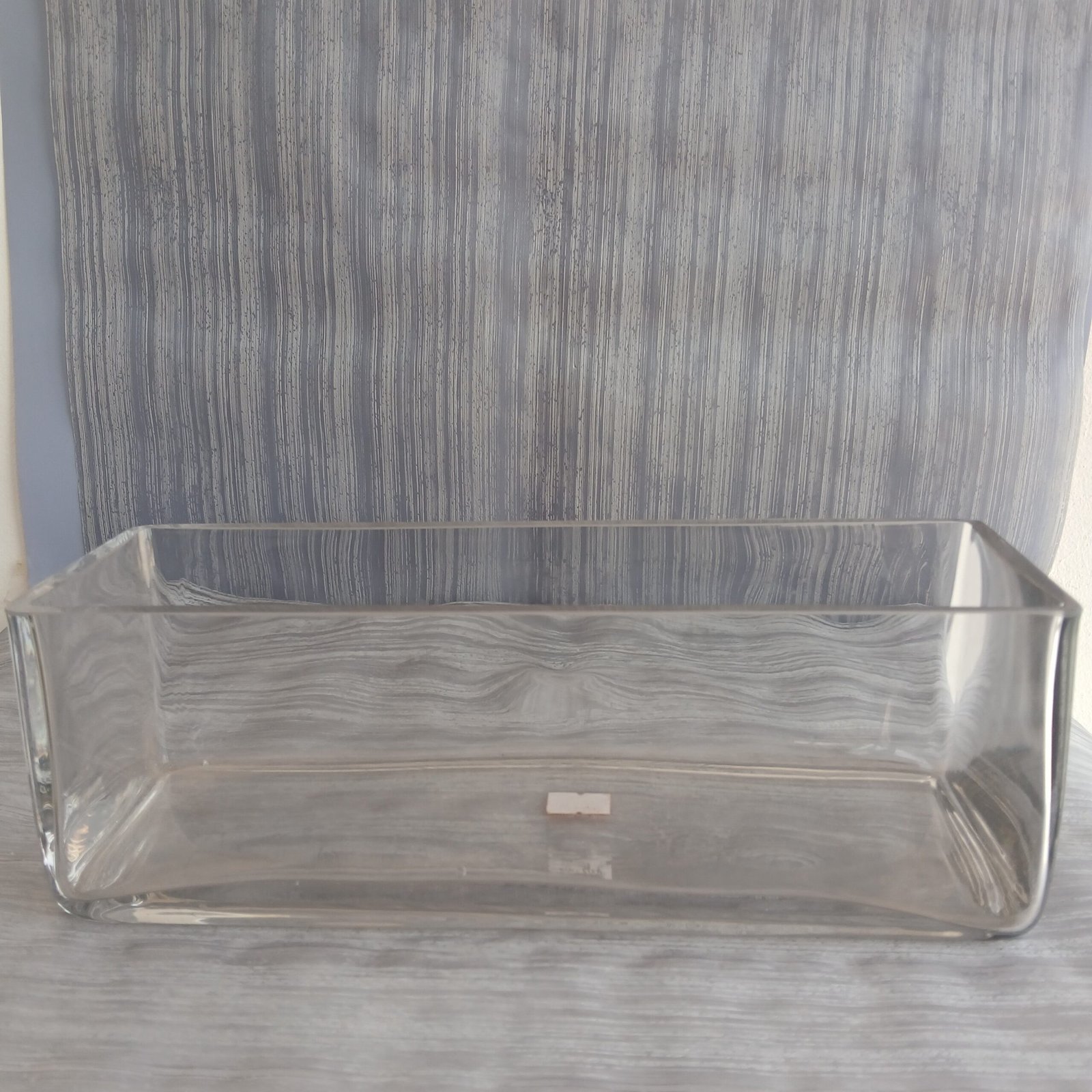 Clear Rectangular Vase – Luxury Symphonies
