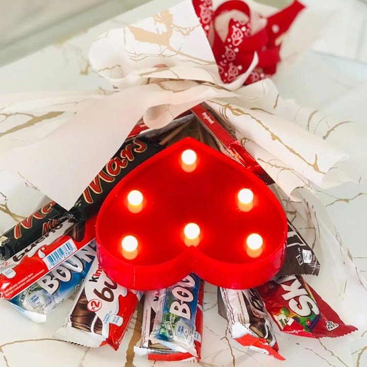 Chocolate Bouquet with LED lights